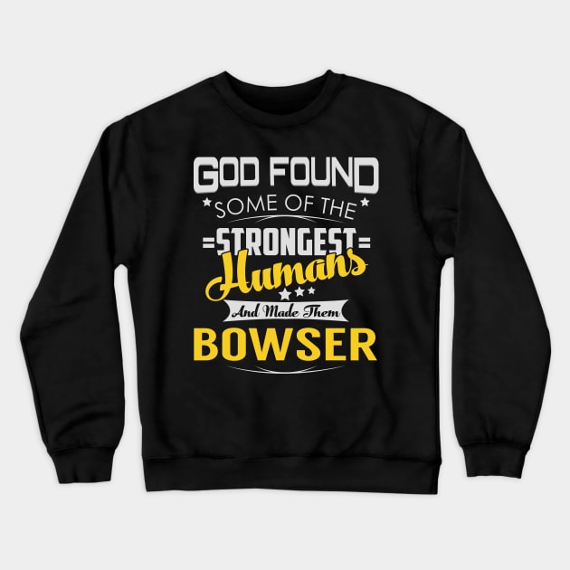 BOWSER Crewneck Sweatshirt by Lotusg